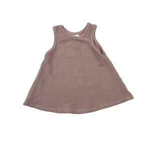 Vivie and Ash Neutral Waffle Knit Top